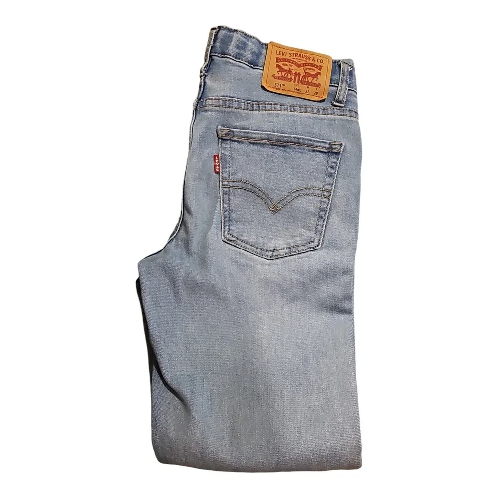 Levis 511‎ Elastic Adjustable waist Jeans Size 14R